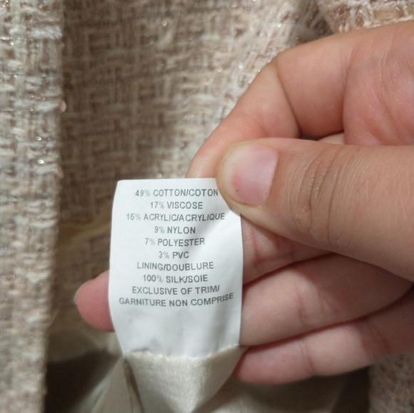 Peach Lida Baday suit (jacket + skirt) size 6 - 8 - Picture 5 of 6